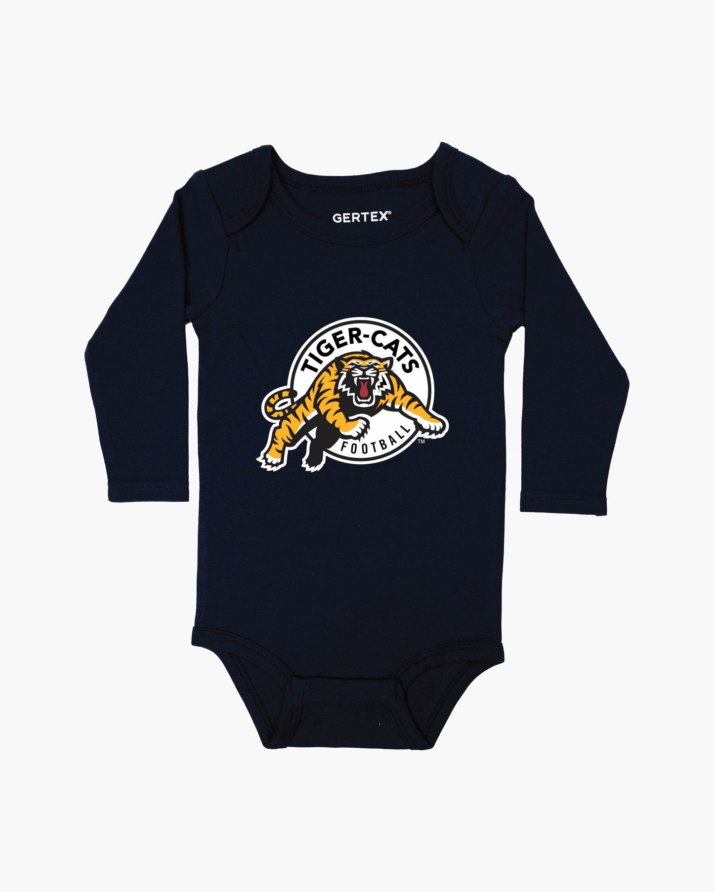 CFL Team Navy Organic Baby Long Sleeve Bodysuit