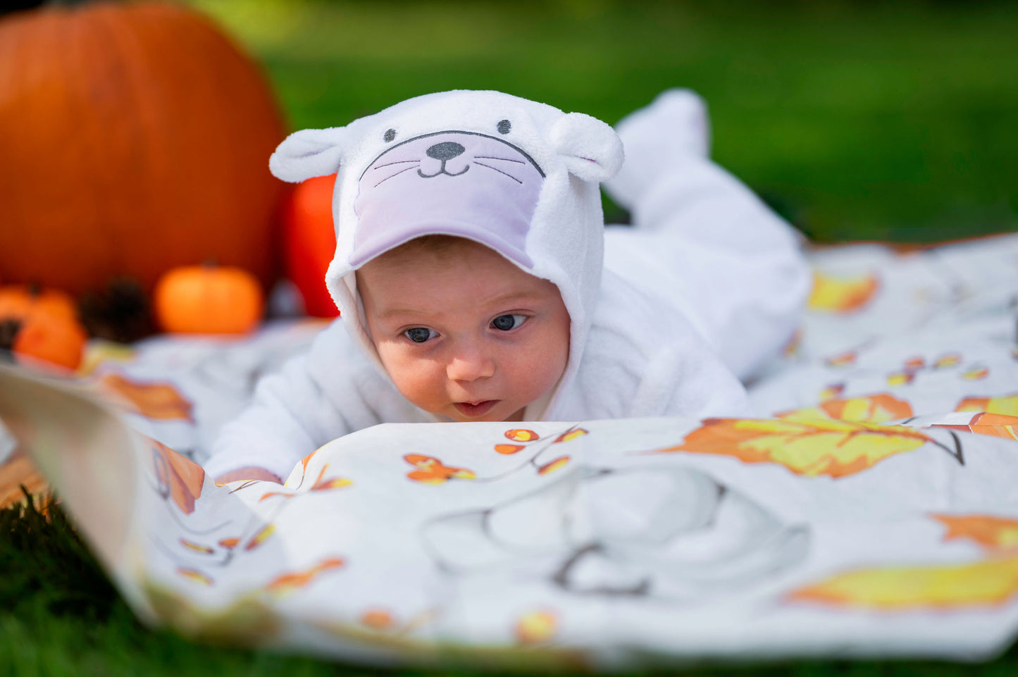 Cat Baby Plush Softie Animal Costume With Ears