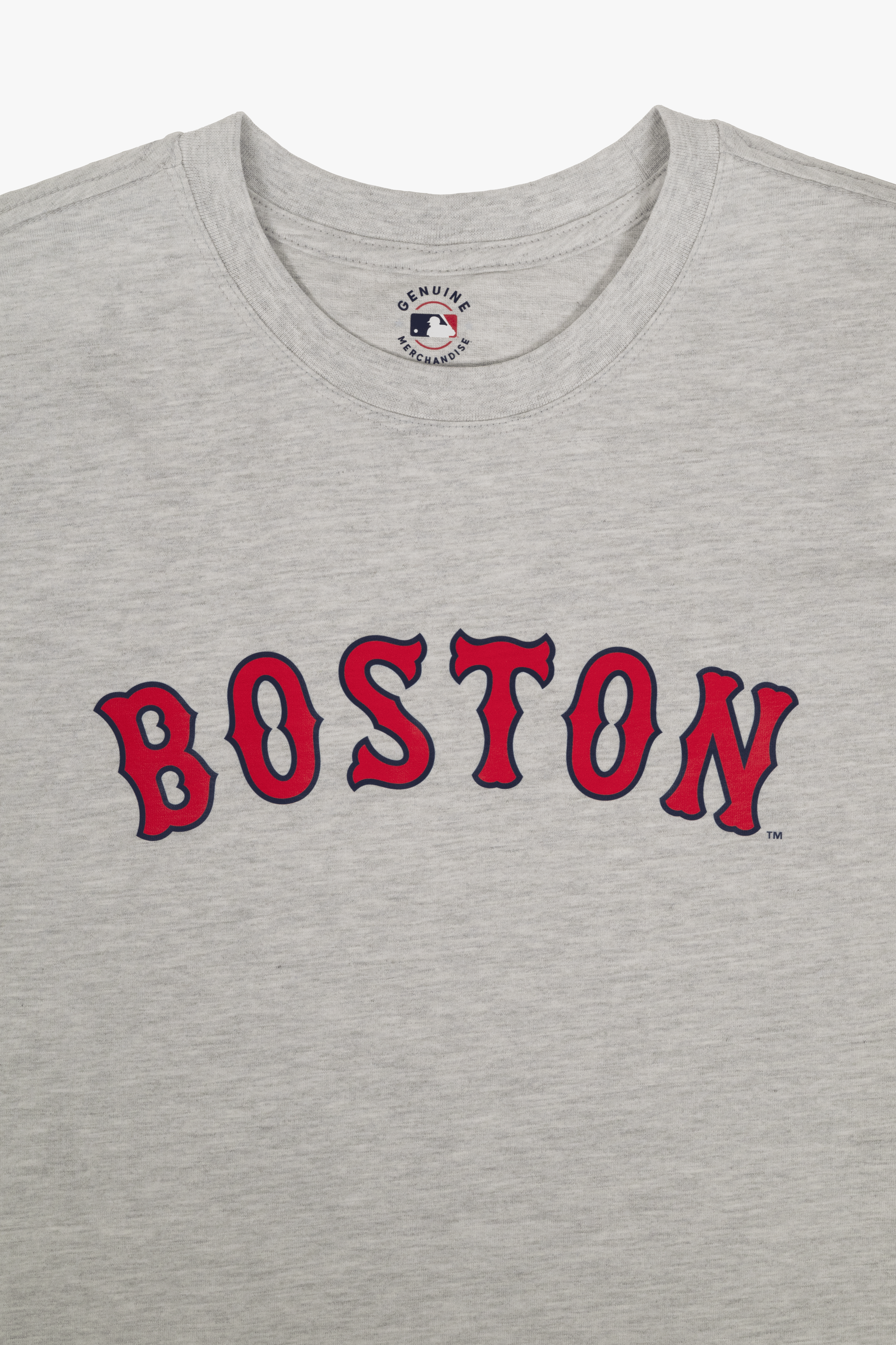 MLB Boston Red Sox Adult Cloud Heather Grey T-Shirt, 100% Cotton Tee, Men Women XS-2XL