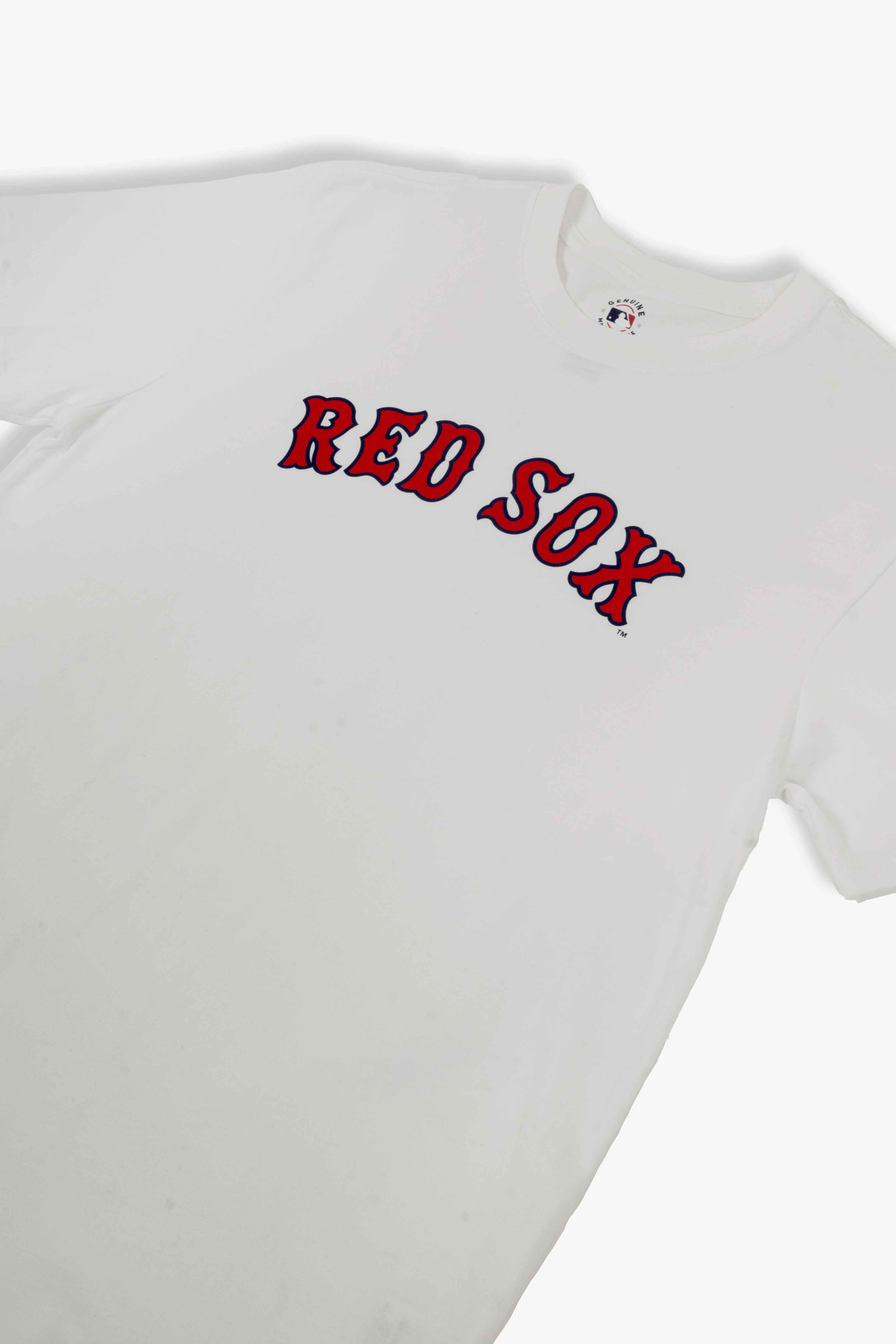 MLB Boston Red Sox Adult Cloud White T-Shirt, 100% Cotton Tee, Men Women XS-2XL