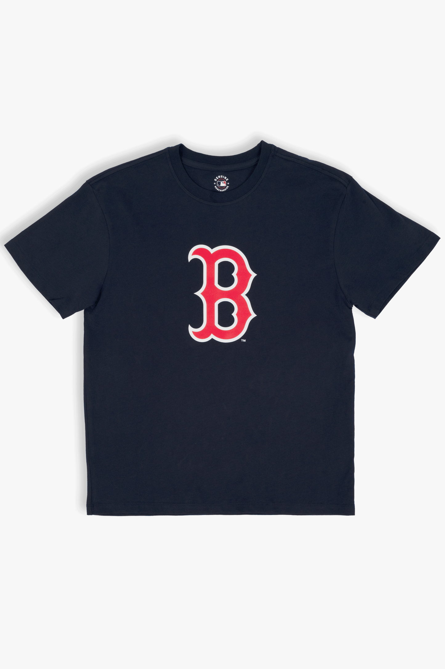 MLB Boston Red Sox Adult Cloud Navy T-Shirt, 100% Cotton Tee, Men Women XS-2XL