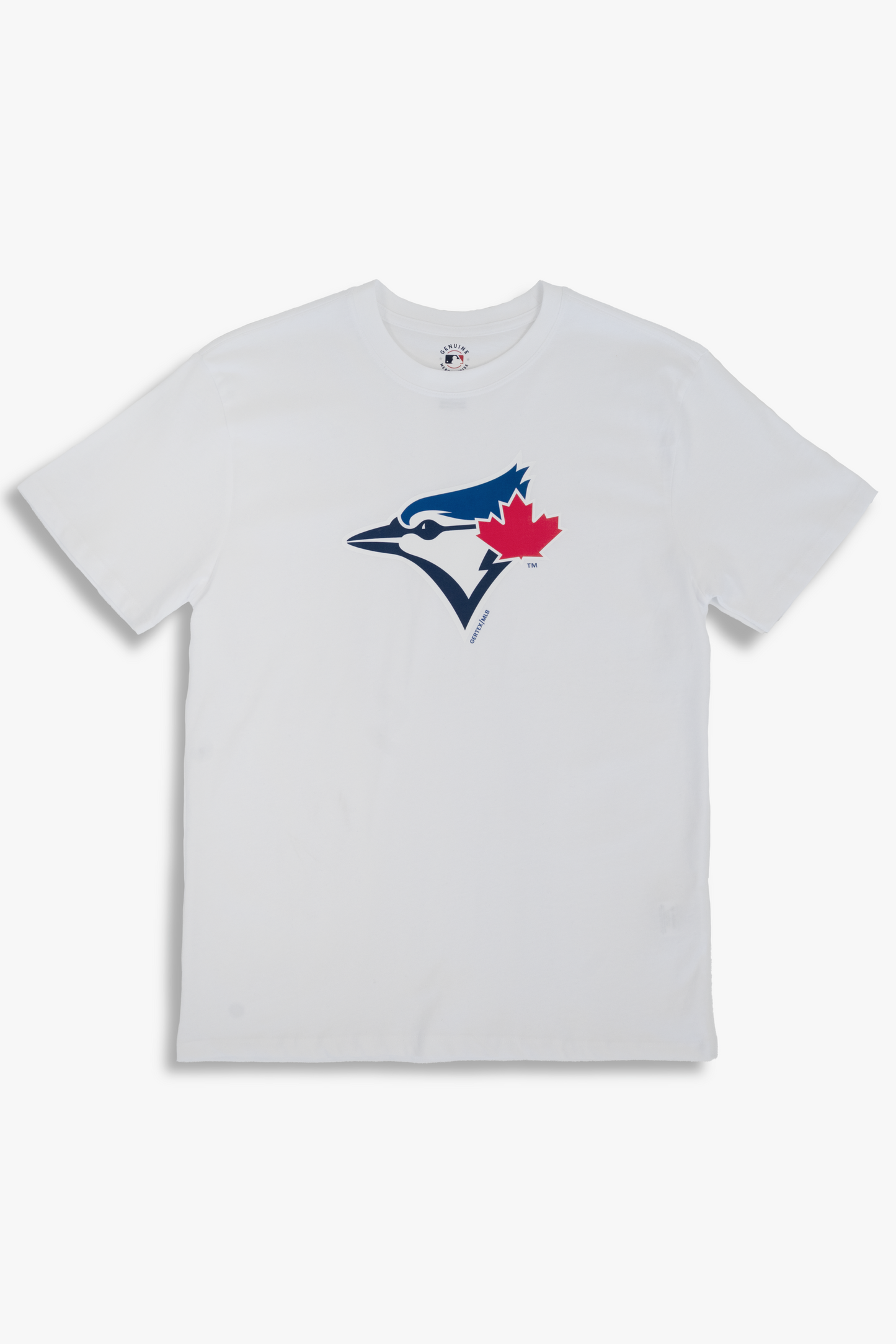 MLB Toronto Blue Jays Adult Unisex White Cotton Fan T-Shirt with Several Logo Styles