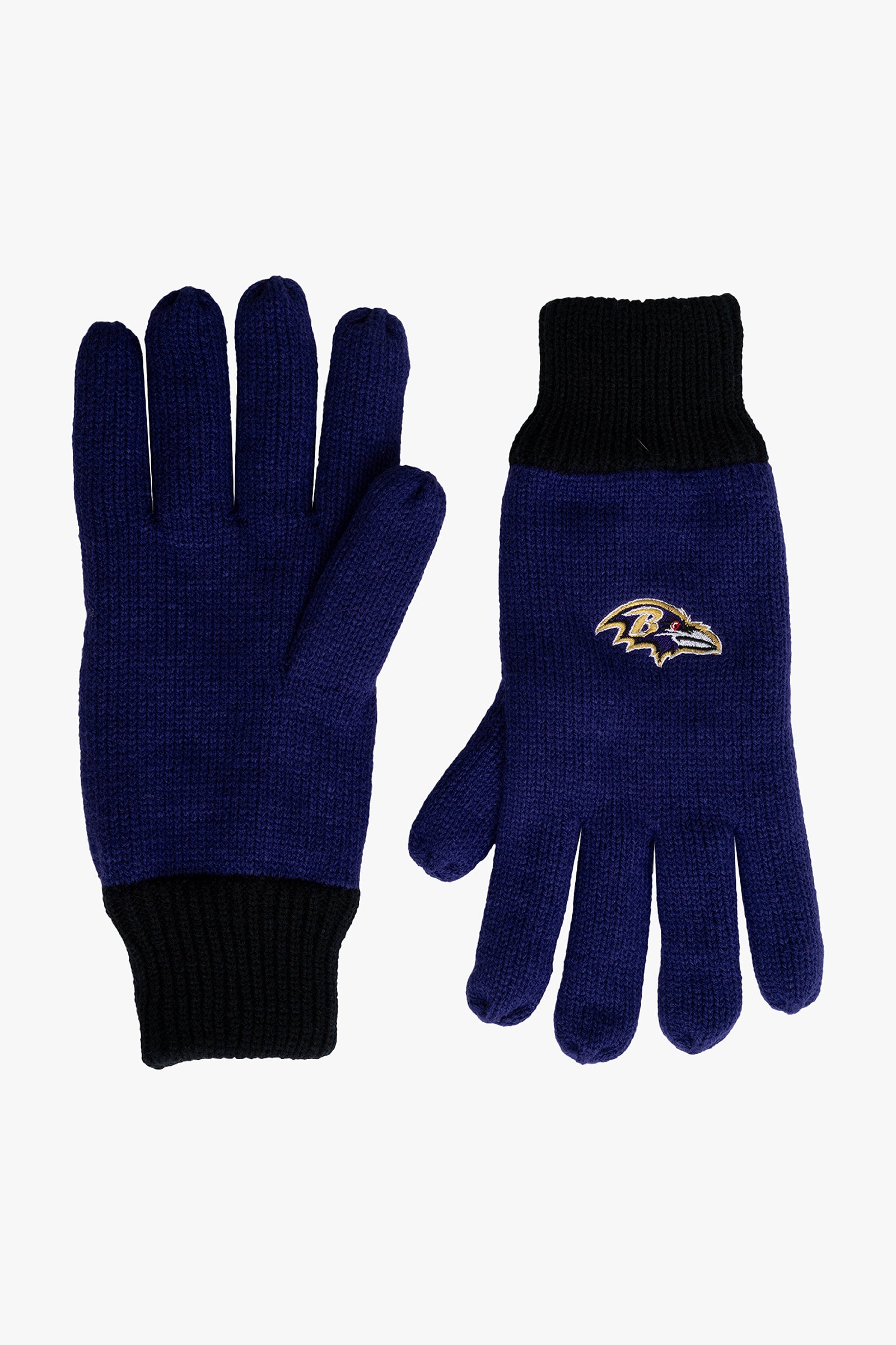 NFL Baltimore Ravens Men's Lined Winter Cold Weather Gloves