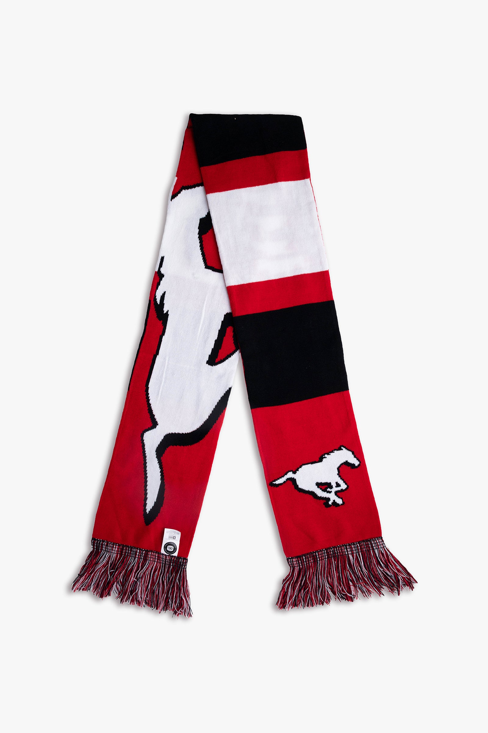 CFL Calgary Stampeders Canadian Football League Adult Fan Scarf for Cold Weather | 150cm x 18cm