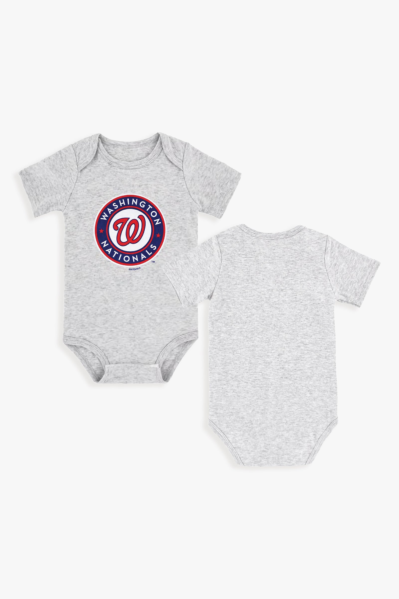 Gertex Customizable MLB Baby Onesie Bodysuit in Grey (0-3 Months)