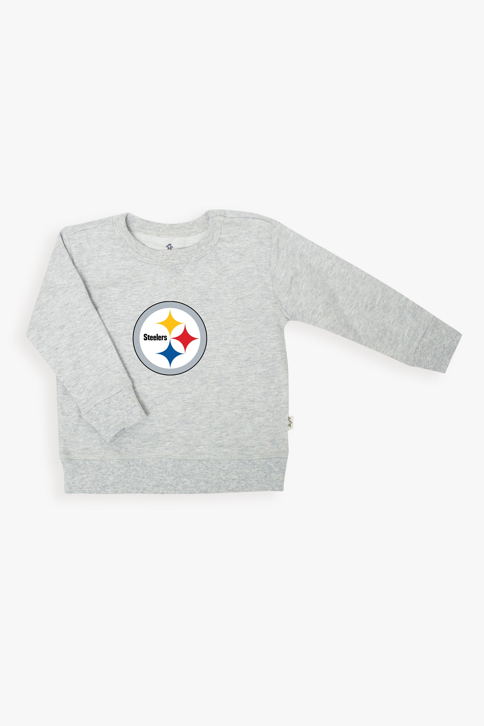 Gertex NFL Baby French Terry Crewneck Sweater in Grey