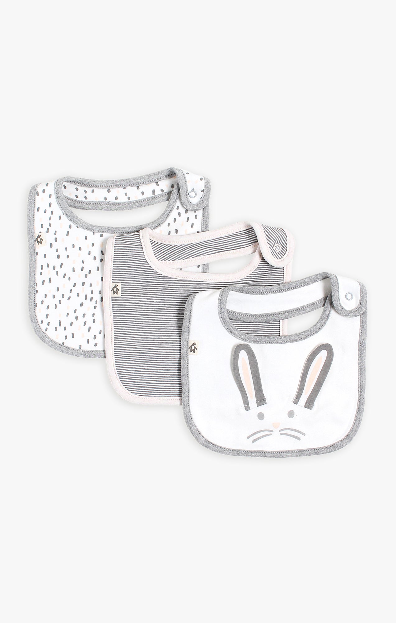 Snugabye Dream 3-Pack Bibs - Bunny