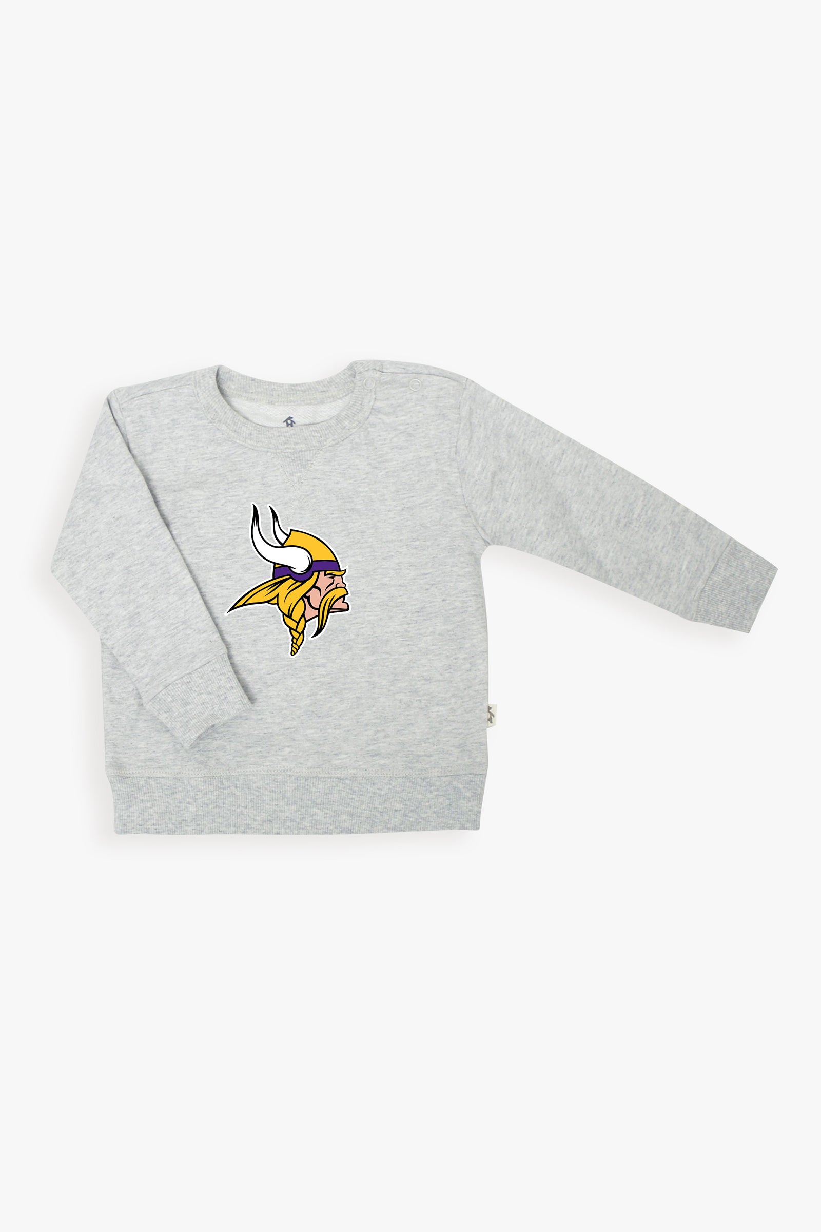 Gertex NFL Baby French Terry Crewneck Sweater in Grey