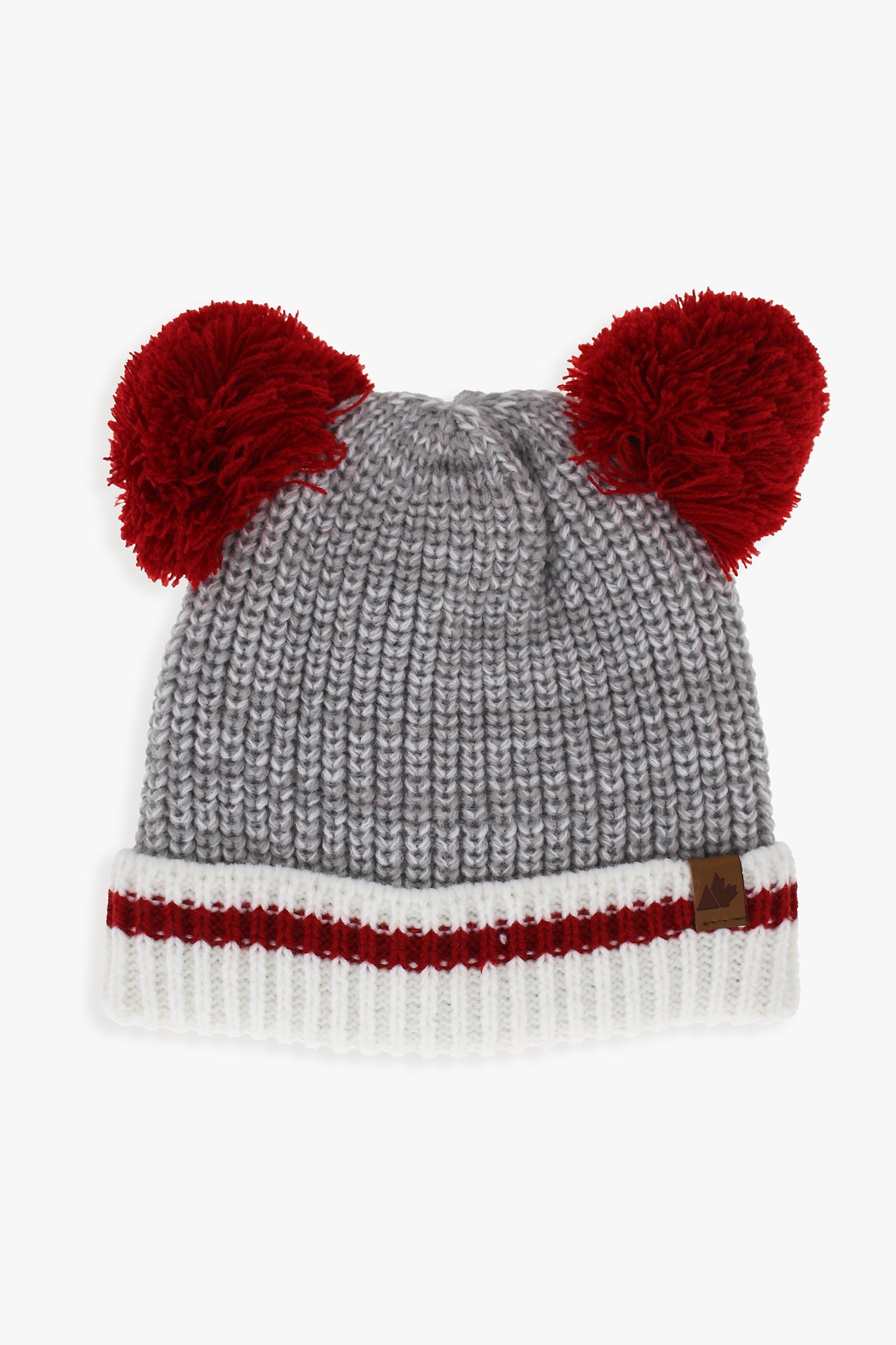 Great Northern Toddler Cuff Hat With Double Pom