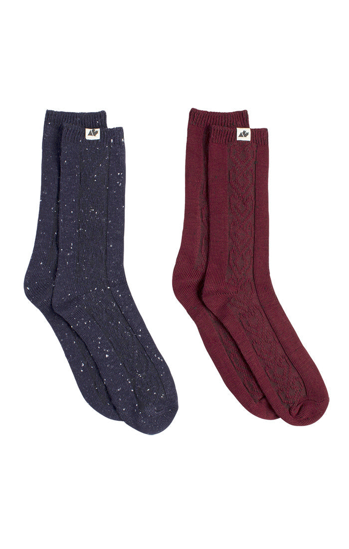 Great Northern 2-Pack Men's Nep Crew Socks