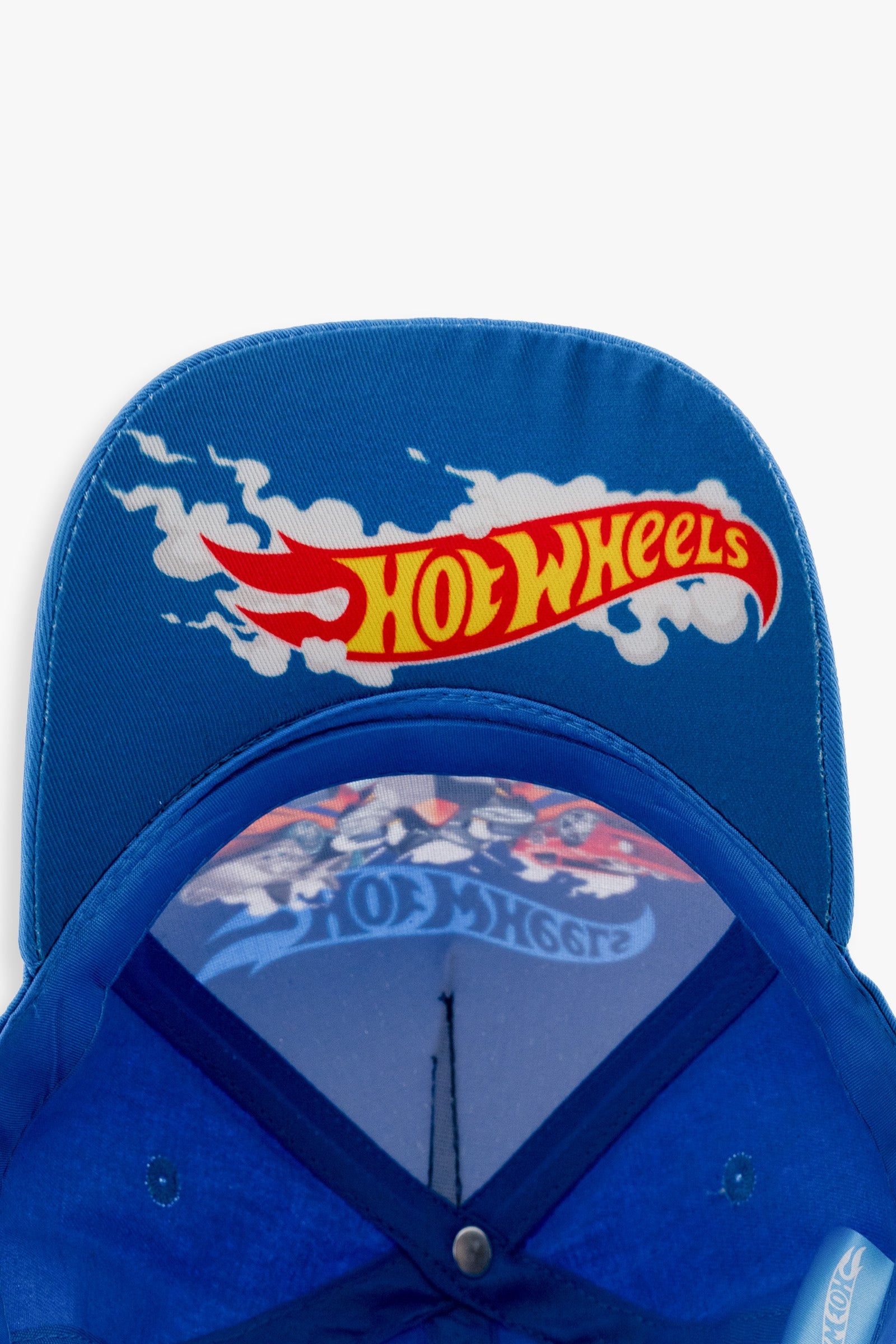 Gertex Hot Wheels Youth Boys Blue Baseball Cap with Fast Racing Car Design