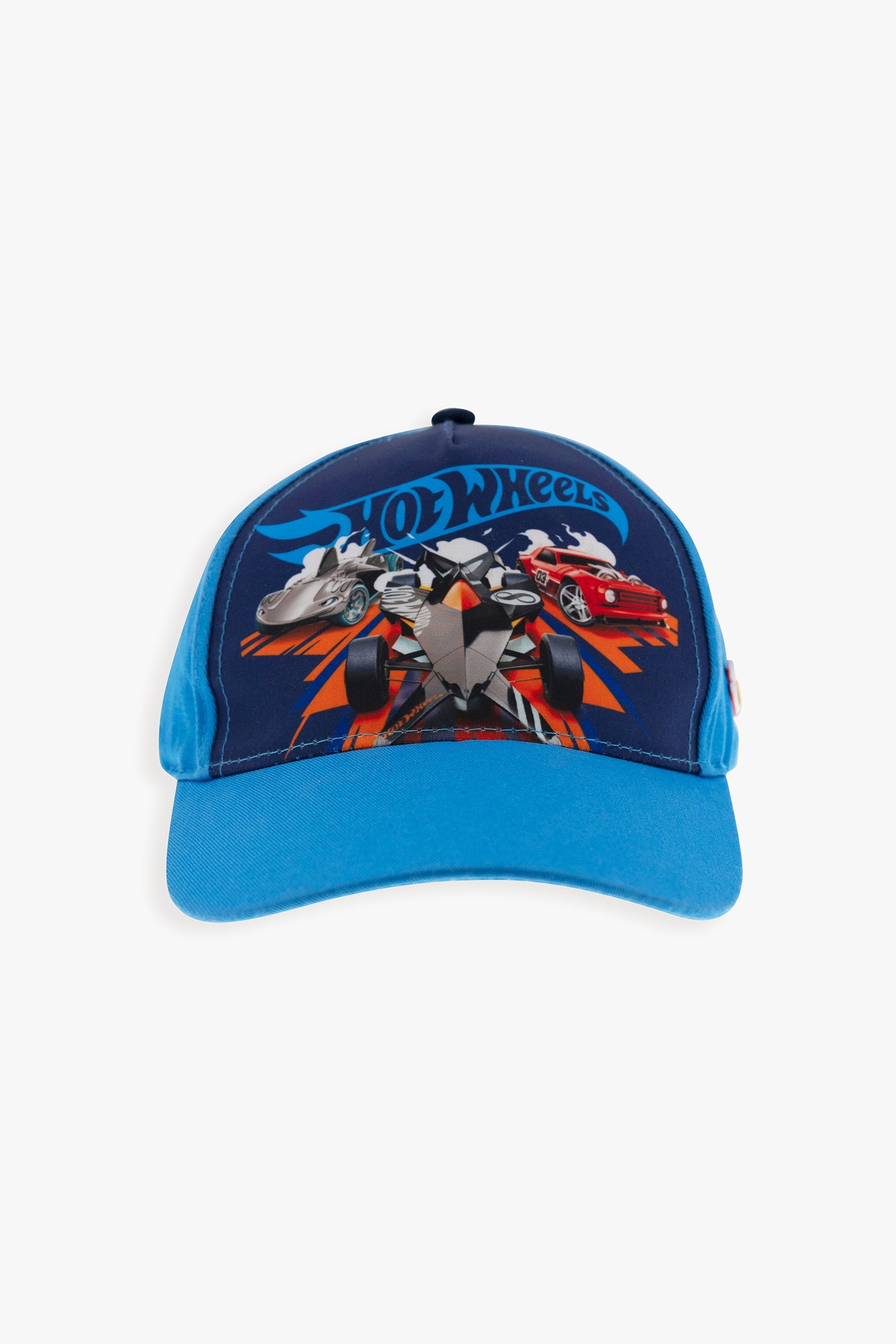 Gertex Hot Wheels Youth Boys Blue Baseball Cap with Fast Racing Car Design