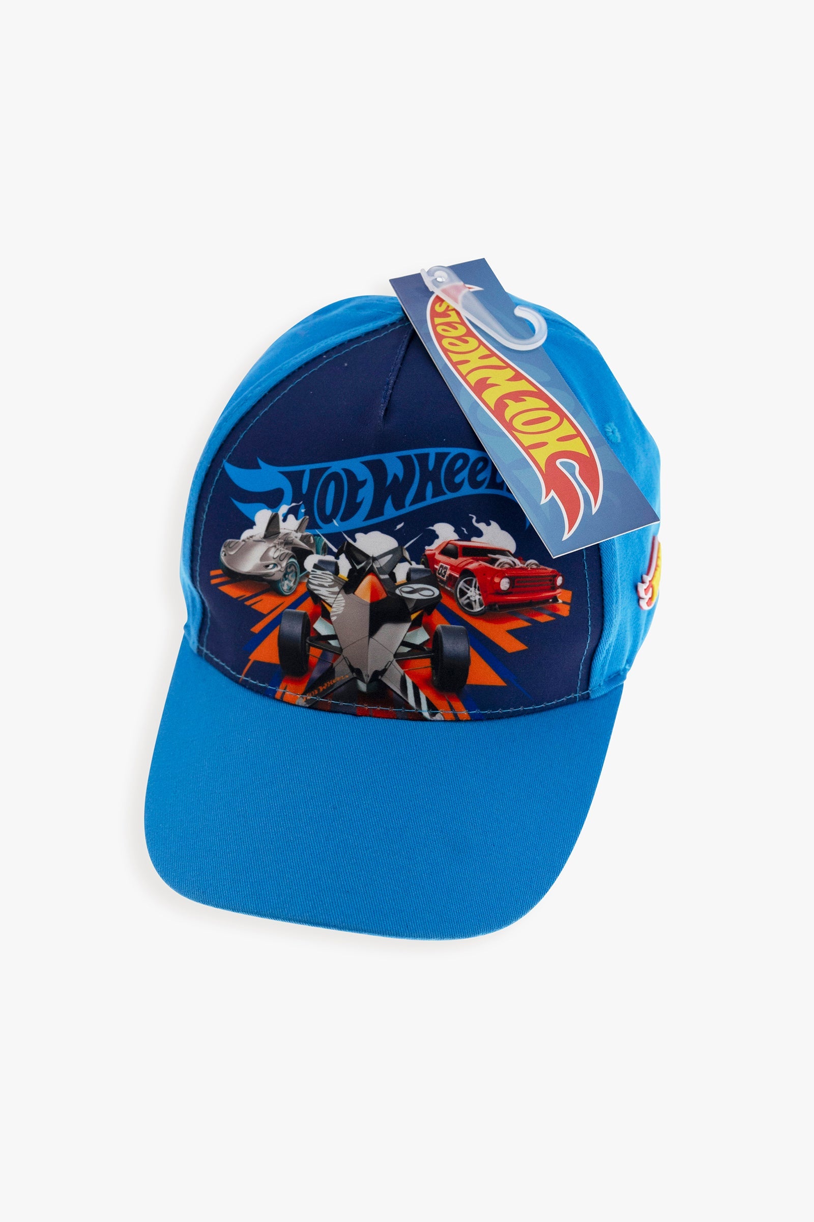 Gertex Hot Wheels Youth Boys Blue Baseball Cap with Fast Racing Car Design