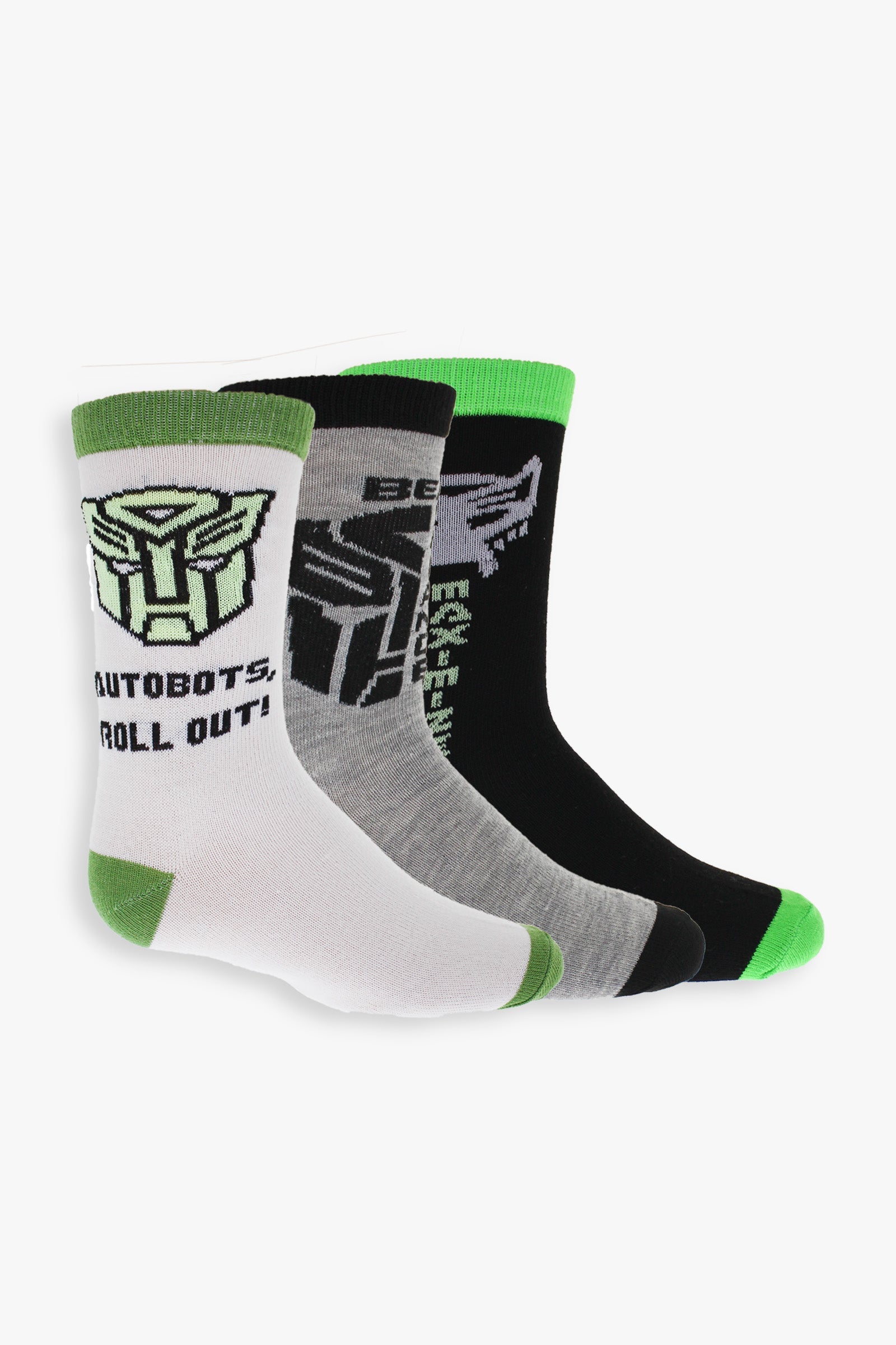 Gertex Transformers Youth Boys Big & Little Kids Crew Socks