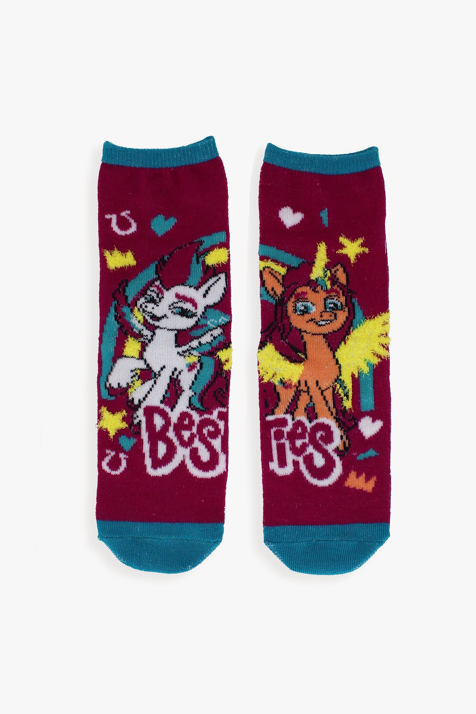 Gertex My Little Pony Girls 2-Pack Crew Socks