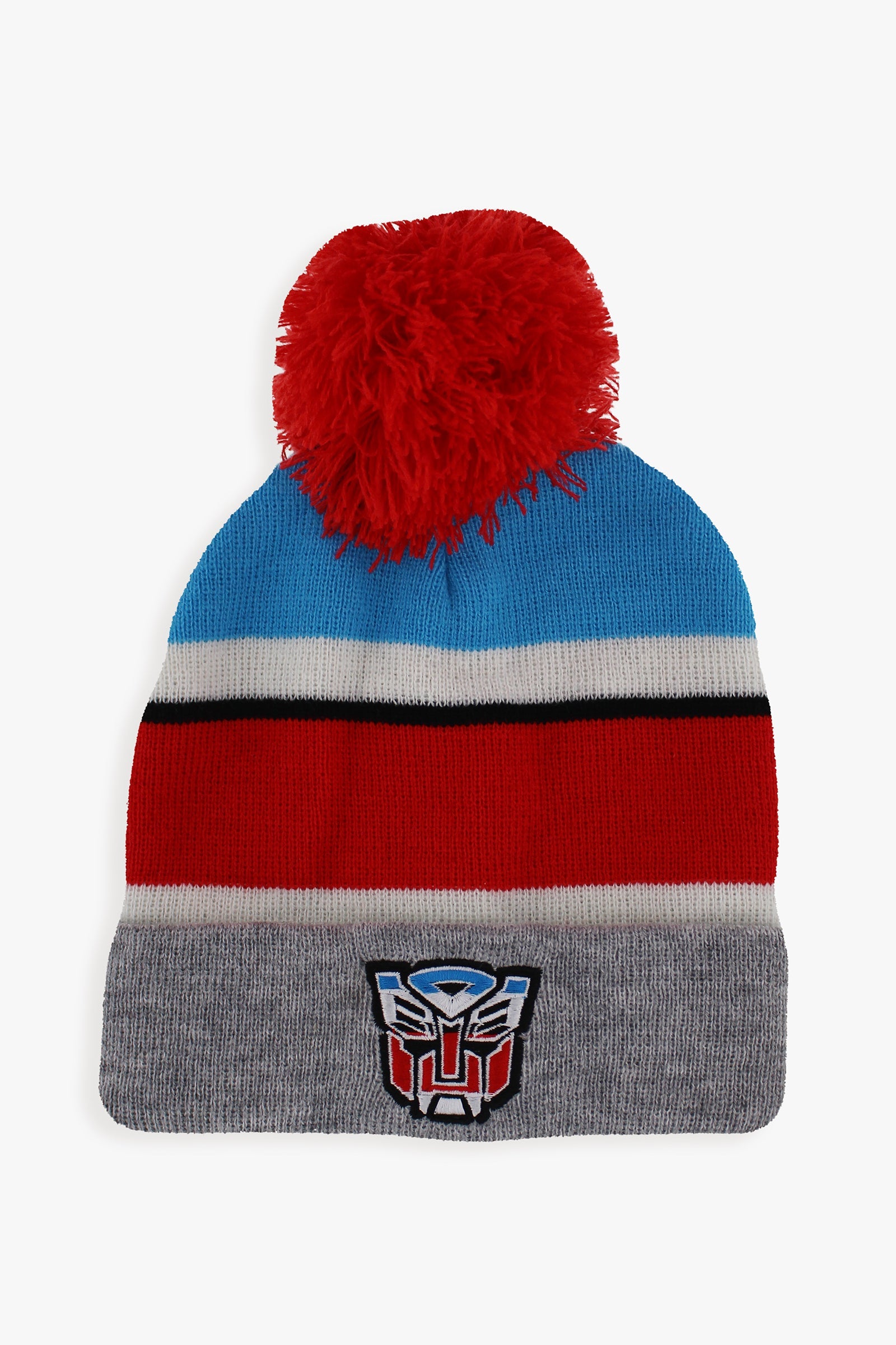 Gertex Transformers Youth Unisex Striped Pom-pom Winter Toque