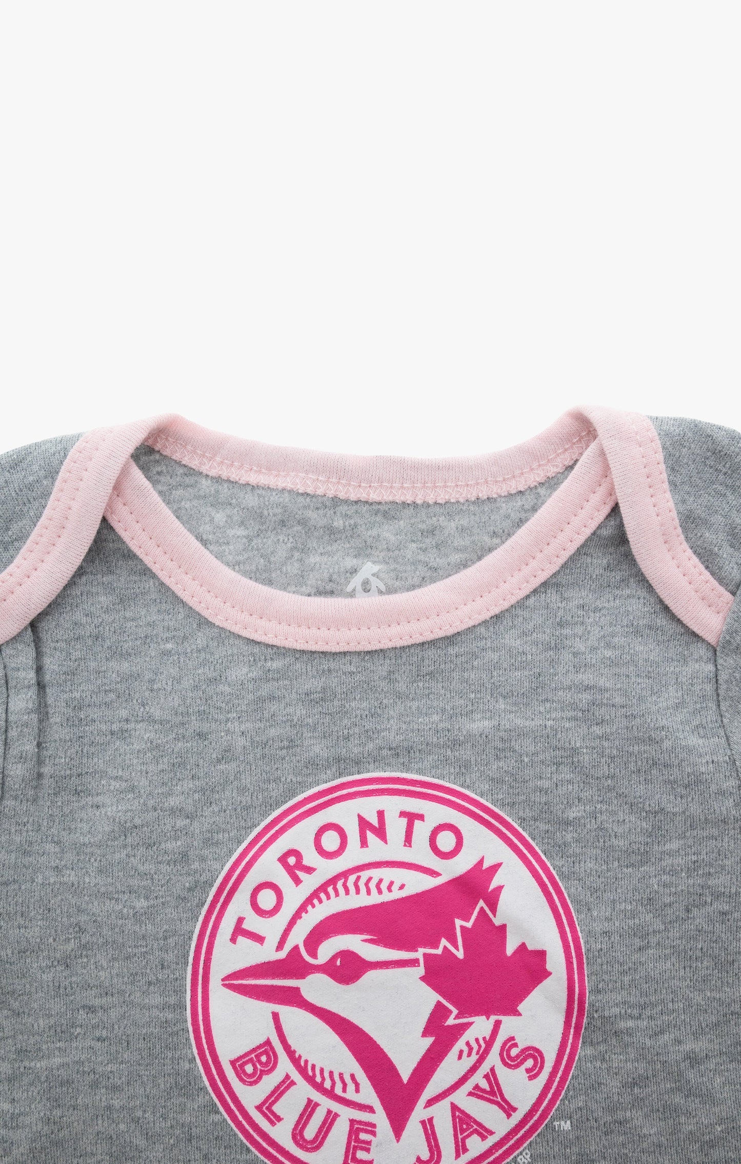 Gertex MLB Toronto Blue Jays 3 Pack Baby Onesie Body Suits in Pink