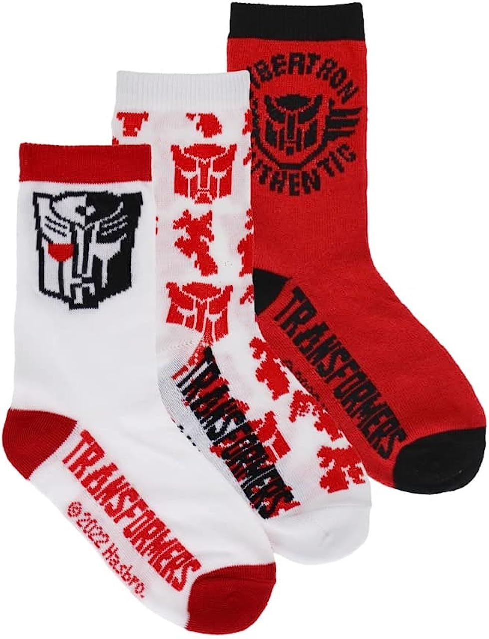 Gertex Transformers Youth Boys Big & Little Kids Crew Socks