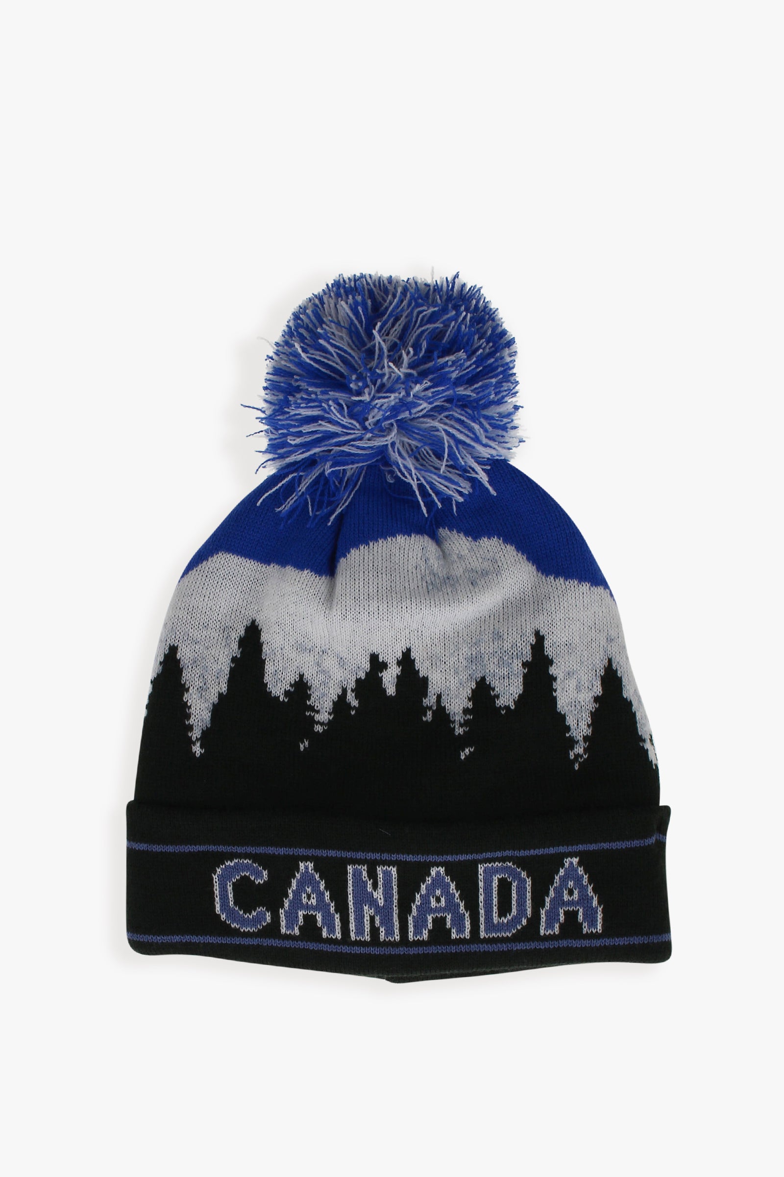 Great Northern Canada Adult Fleece Lined Hat With Scenic Landscape