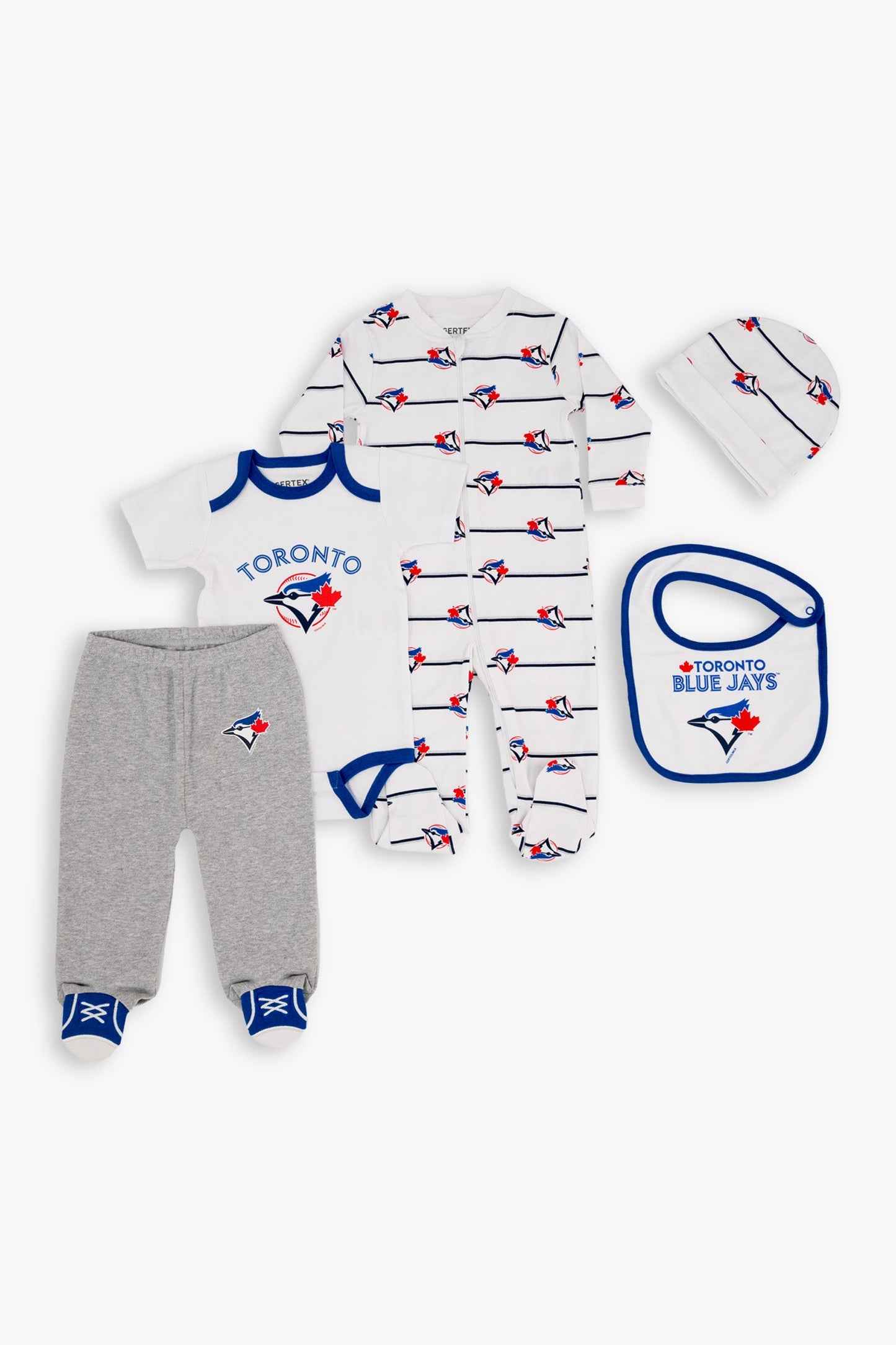 Gertex MLB Toronto Blue Jays Baby 5-Piece Layette Set