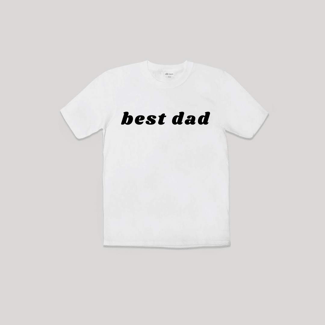 Snugabye Father's Day BEST DAD Short Sleeve Adult Tee