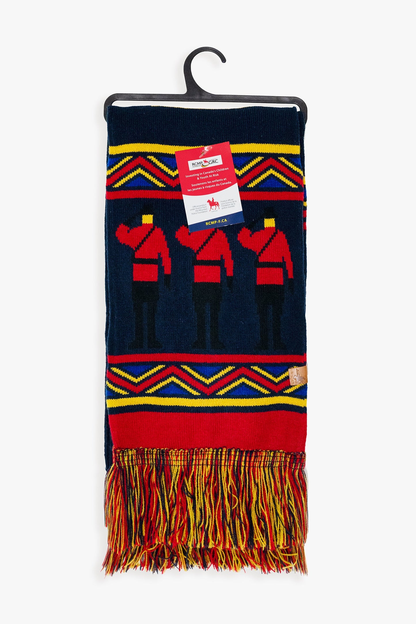 Gertex Licensed RCMP  Adult Winter Scarf With Fringe